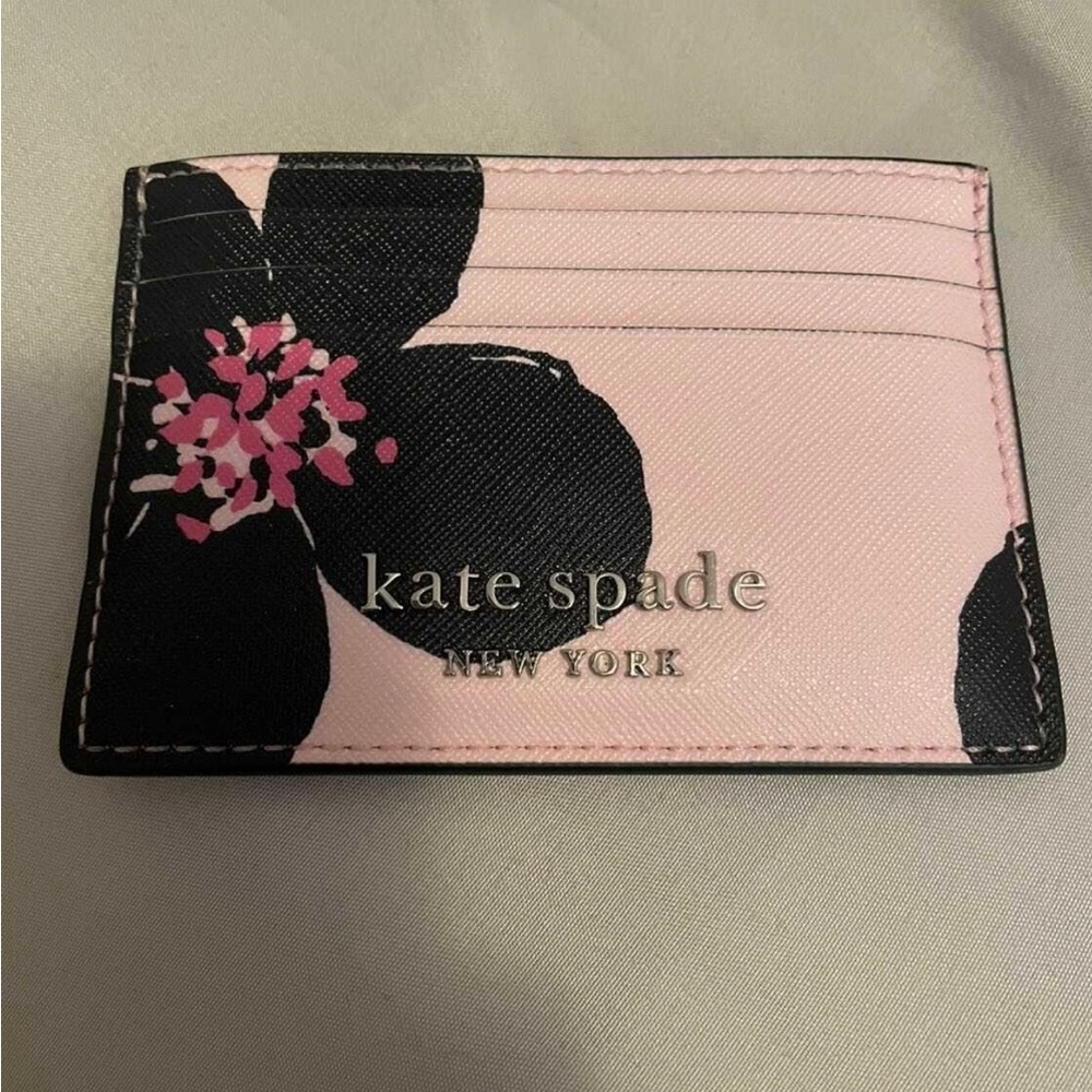 Kate Spade floral card holder